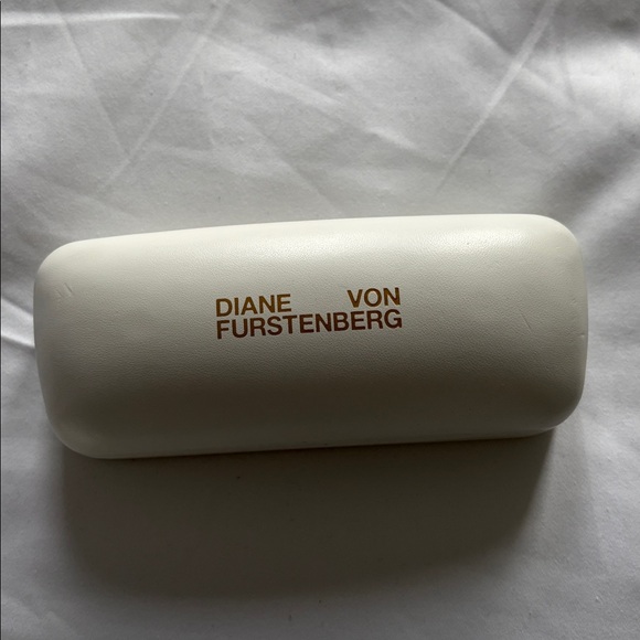 Diane Von Furstenberg DVF Silver Aviator Sunglasses - Picture 4 of 6